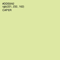 #DDE8A2 - Caper Color Image
