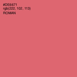 #DE6671 - Roman Color Image