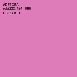 #DE7CBA - Hopbush Color Image