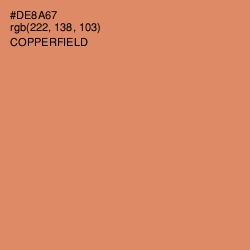 #DE8A67 - Copperfield Color Image