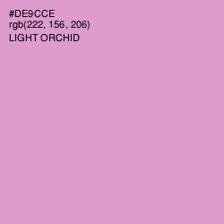 #DE9CCE - Light Orchid Color Image