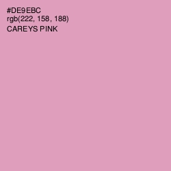 #DE9EBC - Careys Pink Color Image