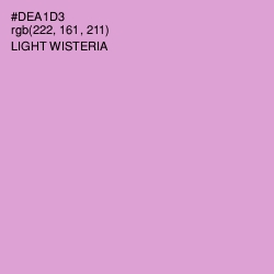 #DEA1D3 - Light Wisteria Color Image