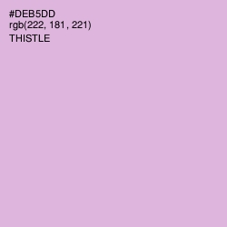 #DEB5DD - Thistle Color Image