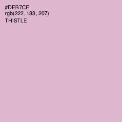 #DEB7CF - Thistle Color Image