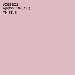 #DEBBC3 - Thistle Color Image