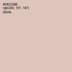 #DEC5BB - Sisal Color Image