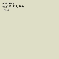 #DEDEC6 - Tana Color Image