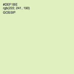#DEF1BE - Gossip Color Image