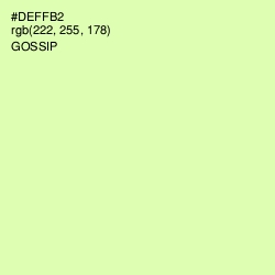 #DEFFB2 - Gossip Color Image