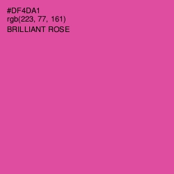 #DF4DA1 - Brilliant Rose Color Image