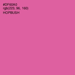 #DF60A0 - Hopbush Color Image