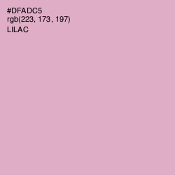 #DFADC5 - Lilac Color Image