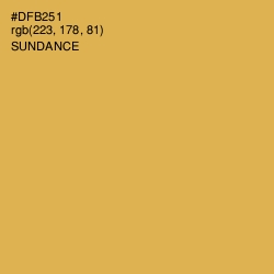 #DFB251 - Sundance Color Image