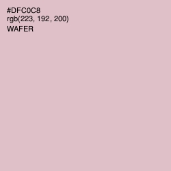 #DFC0C8 - Wafer Color Image