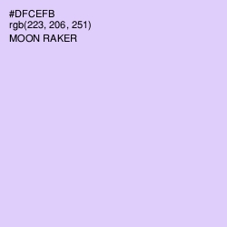 #DFCEFB - Moon Raker Color Image