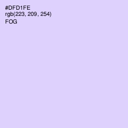 #DFD1FE - Fog Color Image