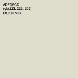#DFDECD - Moon Mist Color Image