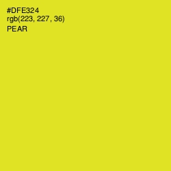 #DFE324 - Pear Color Image