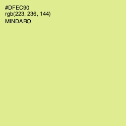 #DFEC90 - Mindaro Color Image