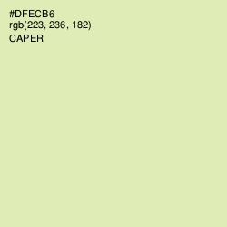 #DFECB6 - Caper Color Image