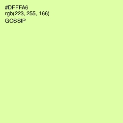 #DFFFA6 - Gossip Color Image