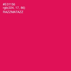 #E01156 - Razzmatazz Color Image