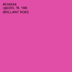 #E04EA8 - Brilliant Rose Color Image