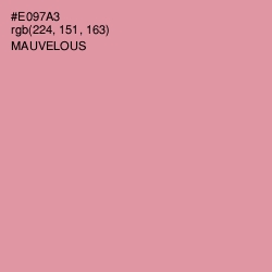 #E097A3 - Mauvelous Color Image