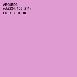 #E09BD3 - Light Orchid Color Image