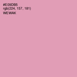 #E09DB5 - Wewak Color Image