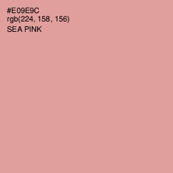 #E09E9C - Sea Pink Color Image