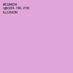 #E0A6DA - Illusion Color Image