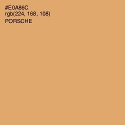 #E0A86C - Porsche Color Image