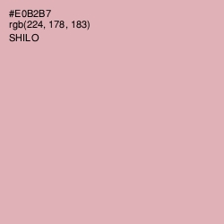 #E0B2B7 - Shilo Color Image