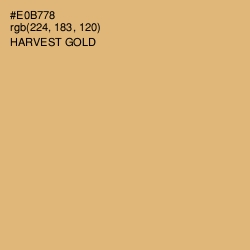 #E0B778 - Harvest Gold Color Image
