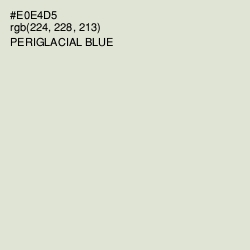 #E0E4D5 - Periglacial Blue Color Image