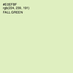 #E0EFBF - Fall Green Color Image