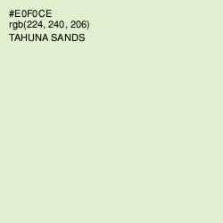 #E0F0CE - Tahuna Sands Color Image