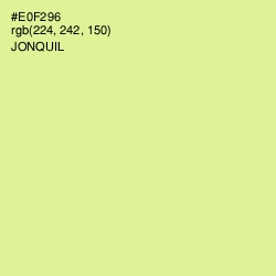 #E0F296 - Jonquil Color Image