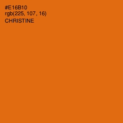 #E16B10 - Christine Color Image