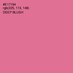 #E17194 - Deep Blush Color Image