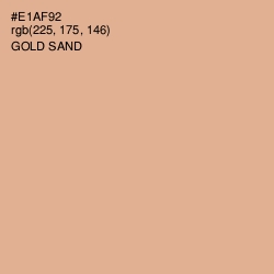 #E1AF92 - Gold Sand Color Image