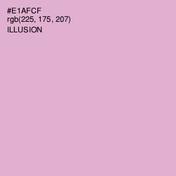 #E1AFCF - Illusion Color Image
