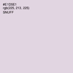 #E1D5E1 - Snuff Color Image