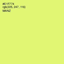 #E1F774 - Manz Color Image