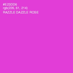 #E23DD6 - Razzle Dazzle Rose Color Image