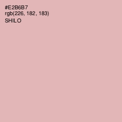 #E2B6B7 - Shilo Color Image