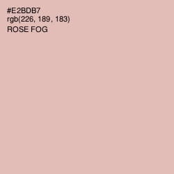 #E2BDB7 - Rose Fog Color Image