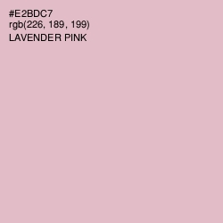 #E2BDC7 - Lavender Pink Color Image
